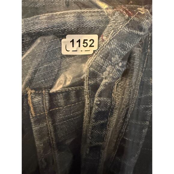 AMERICAN EAGLE Jeans Womens 12 Bootcut Hipster Flare Spilt Hem Low Rise Stretch - Picture 14 of 14